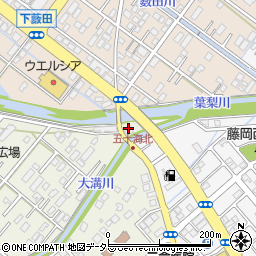 静岡県藤枝市時ケ谷485-5周辺の地図