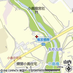 愛知県西尾市小島町船向周辺の地図