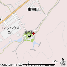 愛知県新城市庭野（南植田）周辺の地図