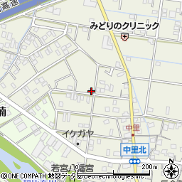 静岡県焼津市中里1138周辺の地図