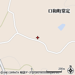 広島県庄原市口和町常定221周辺の地図