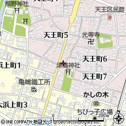 愛知県碧南市天王町6丁目16周辺の地図