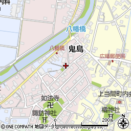 静岡県藤枝市鬼島720-1周辺の地図