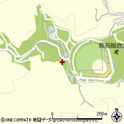 萩谷総合公園トイレ３周辺の地図
