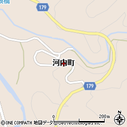 島根県浜田市河内町周辺の地図