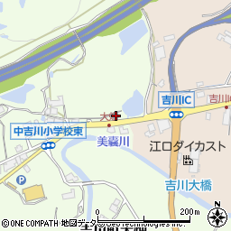 兵庫県三木市吉川町大畑707周辺の地図