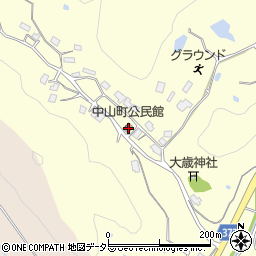 兵庫県加西市中山町317周辺の地図