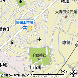 愛知県新城市市場台2丁目4-16周辺の地図