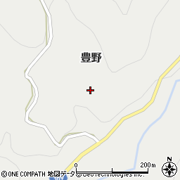 岡山県加賀郡吉備中央町豊野2852周辺の地図