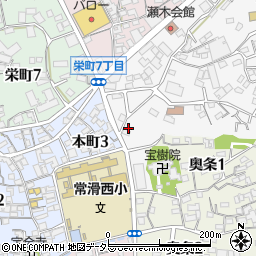 愛知県常滑市瀬木町1丁目61周辺の地図