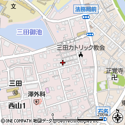兵庫県三田市屋敷町周辺の地図