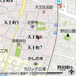 愛知県碧南市天王町6丁目58周辺の地図