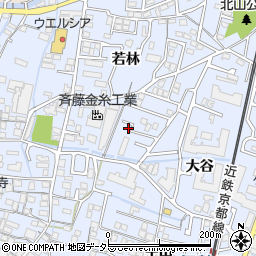 京都府宇治市伊勢田町若林5周辺の地図