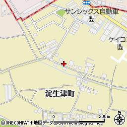 京都府京都市伏見区淀生津町151周辺の地図