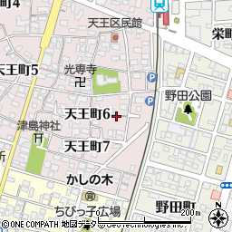 愛知県碧南市天王町6丁目周辺の地図