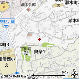 愛知県常滑市瀬木町1丁目127周辺の地図