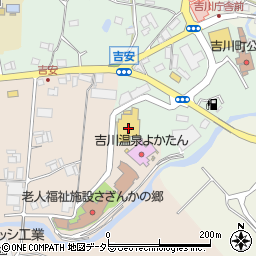 兵庫県三木市吉川町吉安222周辺の地図