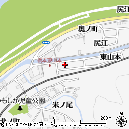 京都府八幡市橋本東山本19-7周辺の地図