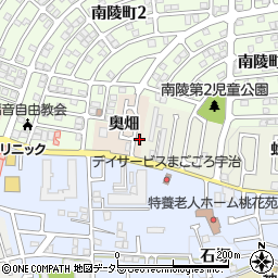 京都府宇治市小倉町奥畑46周辺の地図