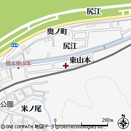 京都府八幡市橋本東山本19-42周辺の地図