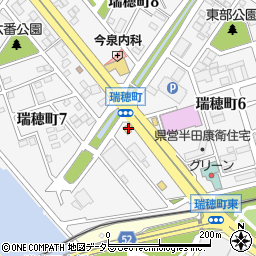 コメダ珈琲半田瑞穂店周辺の地図