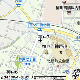 三重県鈴鹿市神戸7丁目周辺の地図