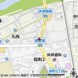 愛知県西尾市新渡場町大西45周辺の地図
