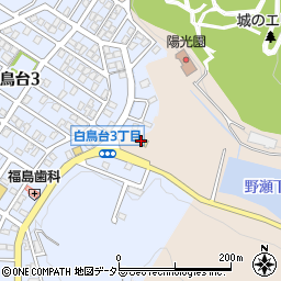 ローソン姫路白鳥台店周辺の地図