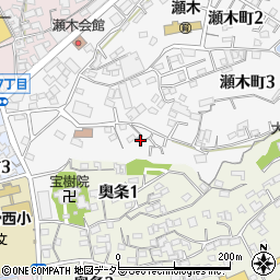 愛知県常滑市瀬木町1丁目136周辺の地図