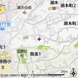 愛知県常滑市瀬木町1丁目134周辺の地図