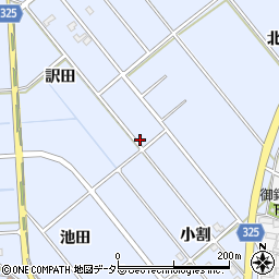 愛知県額田郡幸田町永野浦ノ畑周辺の地図