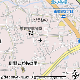 兵庫県川西市東畦野3丁目11周辺の地図