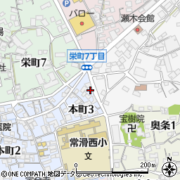愛知県常滑市本町3丁目51周辺の地図