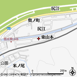 京都府八幡市橋本東山本19-23周辺の地図