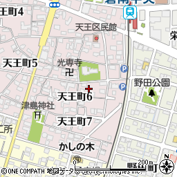 愛知県碧南市天王町6丁目62周辺の地図