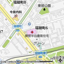 ラウンドワンスタジアム半田店周辺の地図