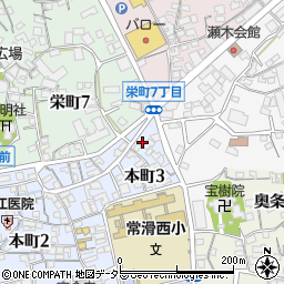 愛知県常滑市本町3丁目56周辺の地図