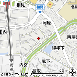 愛知県額田郡幸田町相見阿原67周辺の地図