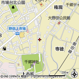 愛知県新城市市場台2丁目3-10周辺の地図