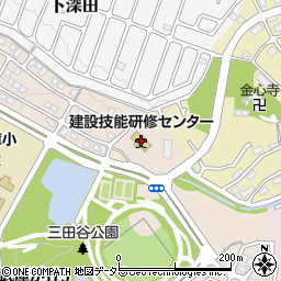 三田建設技能研修センター周辺の地図