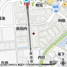 愛知県額田郡幸田町相見阿原140周辺の地図