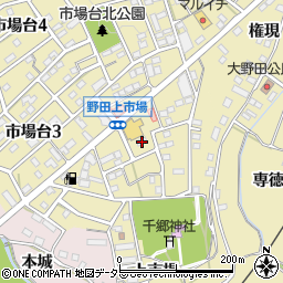 愛知県新城市市場台2丁目5-11周辺の地図