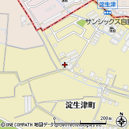 京都府京都市伏見区淀生津町624-3周辺の地図