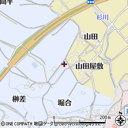 愛知県新城市川田堀合32周辺の地図