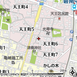 愛知県碧南市天王町6丁目24周辺の地図