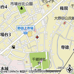 愛知県新城市市場台2丁目4-23周辺の地図