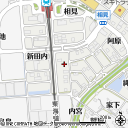 愛知県額田郡幸田町相見阿原123周辺の地図