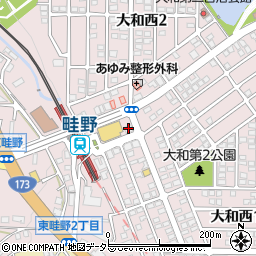 池田泉州銀行うね野支店周辺の地図