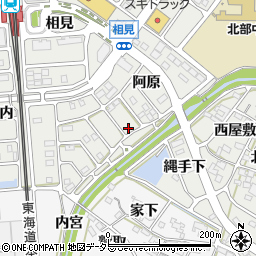 愛知県額田郡幸田町相見阿原56周辺の地図