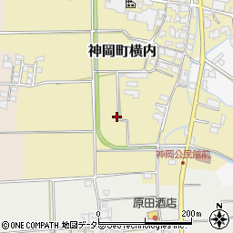 〒679-4106 兵庫県たつの市神岡町横内の地図